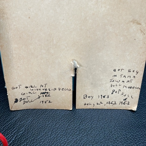 Vintage Boy and Girl Indian Dolls - Picture 9 of 11